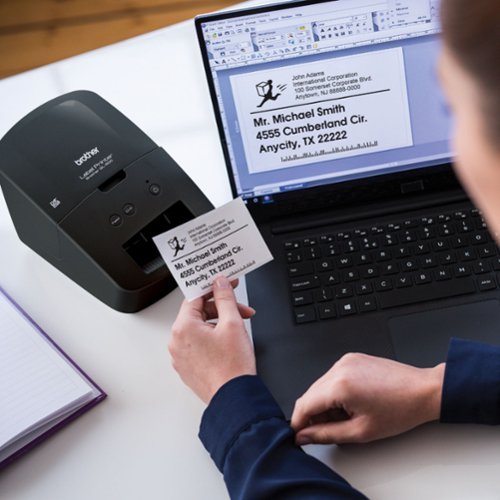 Brother QL-600 Economic Desktop Label Printer - Black BUY ONLINE