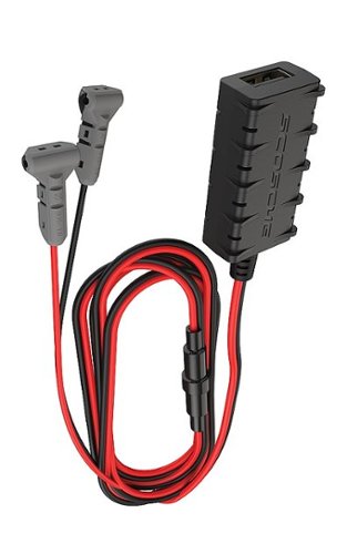 Scosche - Universal DashCam Hardwire Kit w/USB-A & Quick Connect - Black