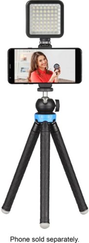 Sunpak YouTuber Creator Kit Vlogging Kit w/BOYA Lavalier Microphone and Bluetooth Remote for Smartphones and Cameras WORLDWIDE DELIVERY
