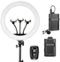 Sunpak - Premium Series 18 Inch Bi-Color Ring Light Kit with BOYA Wireless Microphone and Bluetooth Remote - Black-Angle_Standard