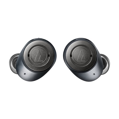 Audio-Technica - ATHANC300TW Noise-Cancelling Earbuds - Black