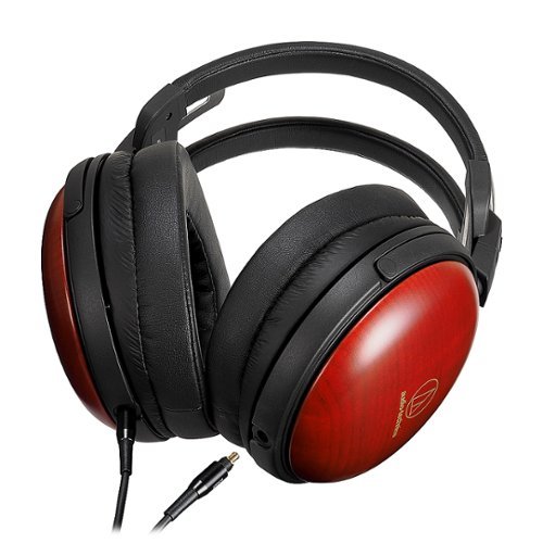 Audio-Technica ATH-AWAS Closed-Back Wood Headphone - Cherry WORLDWIDE DELIVERY