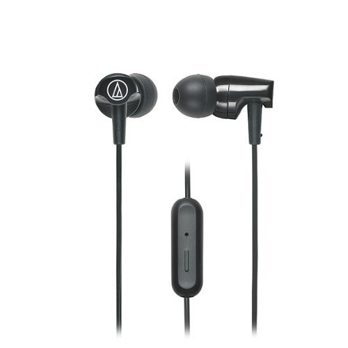 Audio-Technica - ATH-CLR100ISBK SonicFuel Wired In-Ear Earbuds - Black