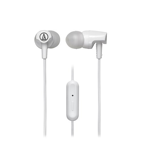 Audio-Technica - ATH-CLR100ISWH SonicFuel Earbuds - White