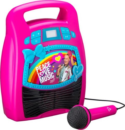 eKids - JoJo Siwa Bluetooth MP3 Karaoke Microphone - Pink