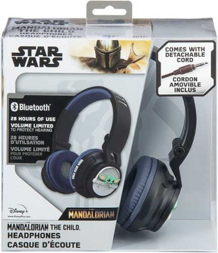 eKids Star Wars The Mandalorian The Child Bluetooth Headphones - black BUY ONLINE