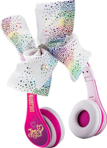 eKids JoJo Siwa Wireless Over the Ear Headphones - pink