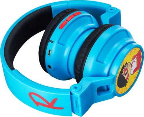 KIDdesigns eKids Ryan's World Wireless Over the Ear Headphones - blue GLOBAL SHIPPING