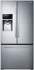 Samsung - 26 cu. ft. 3-Door French Door Refrigerator with External Water & Ice Dispenser - Stainless Steel-Front_Standard