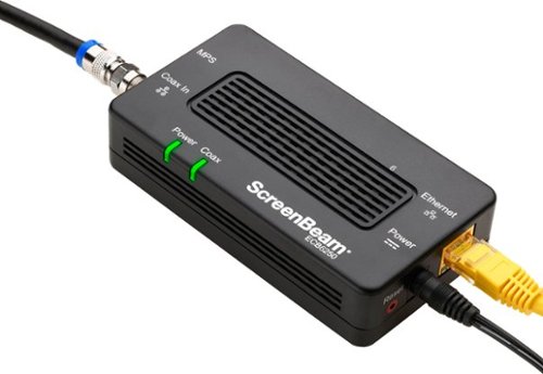 ScreenBeam MoCA 2.5 Network Adapter for Ethernet Over Coax (2 Pack) - 2.5 GBPS Coax to 1.0 GBPS Ethernet Adapter - Black WHERE TO BUY