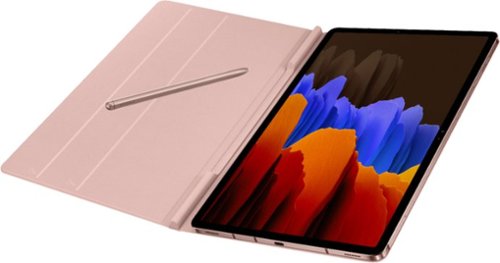 Samsung - Galaxy tab S7+ Book Cover - EF-BT970PAEGUJ - Brown