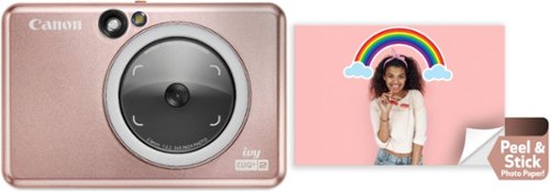 Canon - Cámara de película instantánea Ivy CLIQ + 2 - Oro rosa