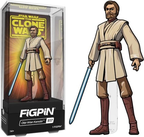 CMD Collectibles - Star Wars: Clone Wars - Obi-Wan 3" Collector FigPin