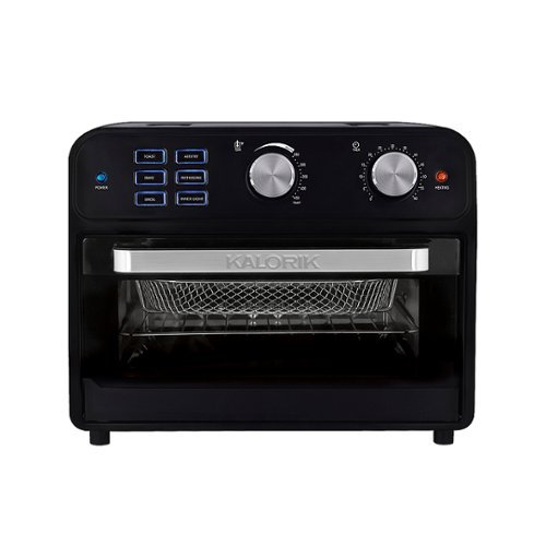 

Kalorik - 22qt Digital Air Fryer Toaster Oven - Black