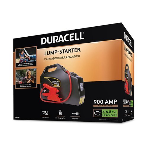 Duracell 900A Jump Starter - Black BUY ONLINE