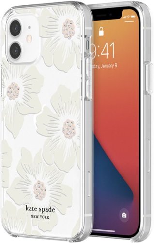kate spade new york Protective Hardshell Case for iPhone 12 and iPhone 12 Pro - Hollyhock GLOBAL SHIPPING