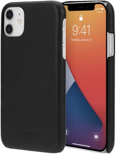 Coach Leather Slim Protective Case for iPhone 12 Mini GLOBAL SHIPPING