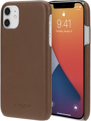 Coach Leather Slim Protective Case for iPhone 12 Mini GLOBAL SHIPPING