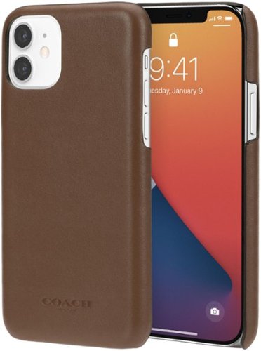 Coach Leather Slim Protective Case for iPhone 12 and iPhone 12 Pro GLOBAL SHIPPING