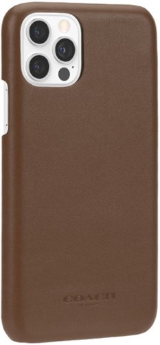 Coach Leather Slim Protective Case for iPhone 12 and iPhone 12 Pro BUY IN SINGAPORE