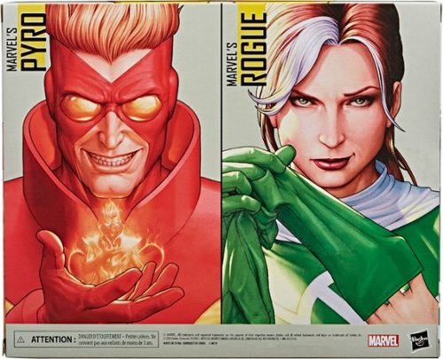 Hasbro Marvel Legends Series Rogue and Pyro GLOBAL SHIPPING