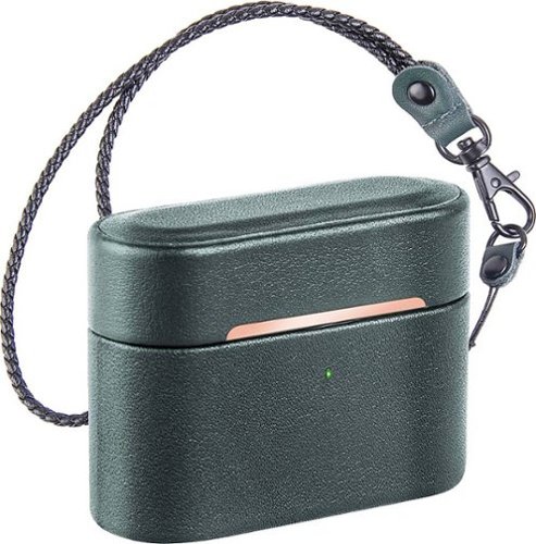 SaharaCase - Retro Leather Case for Apple AirPods Pro (1st Generation) - Royal Green