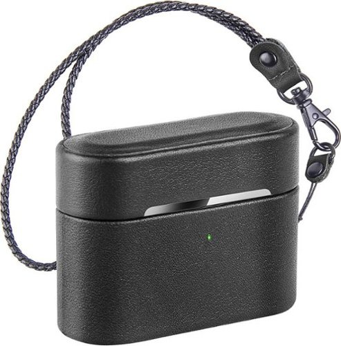 SaharaCase - Retro Leather Case for Apple AirPods Pro (1st Generation) - Black