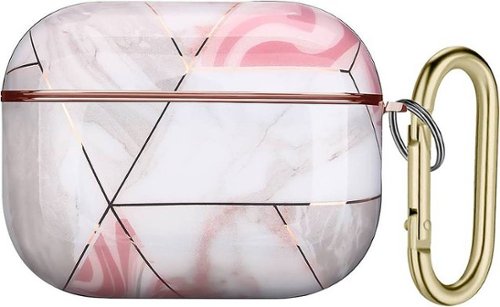 SaharaCase - Luxury Marble Case for Apple AirPods Pro (1st Generation) - Rose Gold