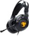 ROCCAT - Elo 7.1 USB Wired Gaming Headset for PC - Black-Front_Standard