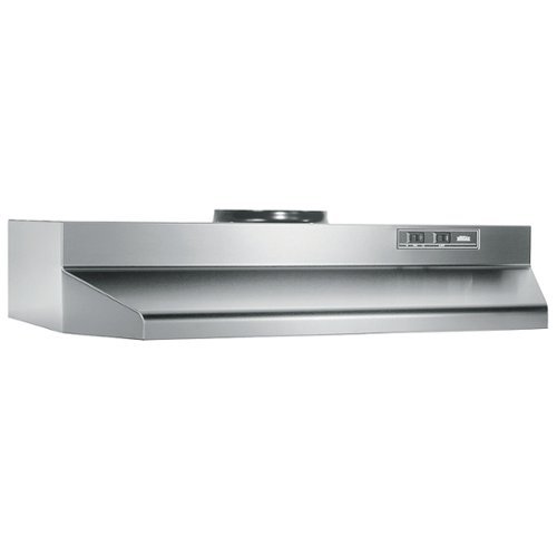 Broan - 30 inches - Under cabinet Range Hood - White-Front_Standard 