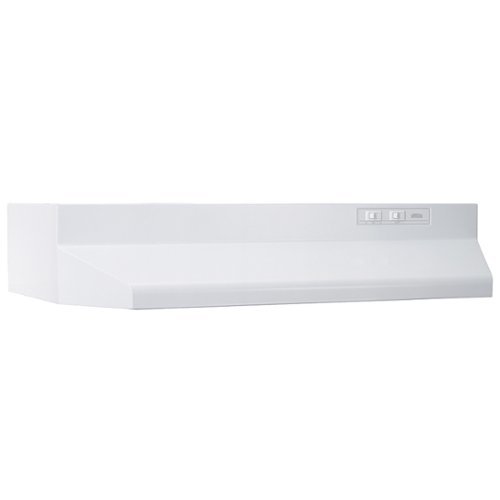 Broan - 30 inches - Under cabinet Range Hood - White-Front_Standard 