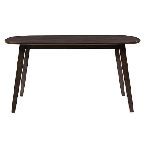 CorLiving - Tiffany Stained Wood Dining Table - Espressso