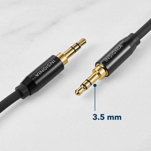 Insignia™ 3' 3.5 mm Audio Cable - Black BUY ONLINE
