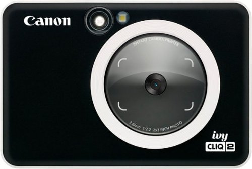 Canon - Ivy CLIQ2 Instant Film Camera - Black