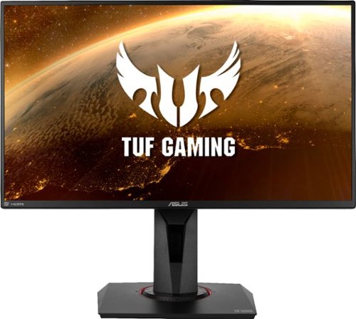 ASUS - Geek Squad Certified Refurbished TUF Gaming 24.5" IPS LED FHD G-SYNC Monitor with HDR - Black
