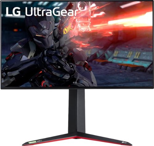 LG - Geek Squad Certified Refurbished UltraGear 27" IPS LCD 4K UHD FreeSync and G-SYNC Compatible Monitor with HDR - Black