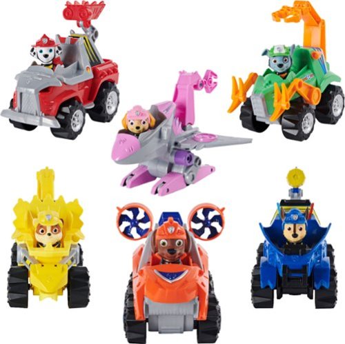 Paw Patrol - Dino Rescue Deluxe Rev Up Vehicle with Mystery Dinosaur Figure (Styles May Vary)