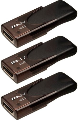 PNY 32GB Attaché 4 Type A USB 2.0 Flash Drive 3-Pack - Black HOW TO BUY