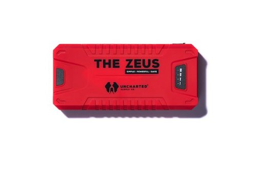 Uncharted Supply Co. The Zeus - Power System Jumpstarter - Red GLOBAL SHIPPING