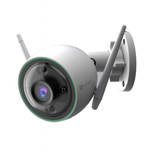 EZVIZ C3N 1080p AI Outdoor Camera - White INTERNATIONAL SHIPPING