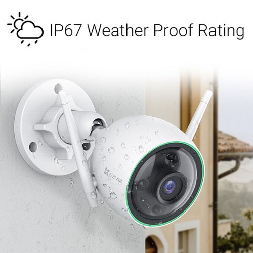 EZVIZ C3N 1080p AI Outdoor Camera - White GLOBAL SHIPPING