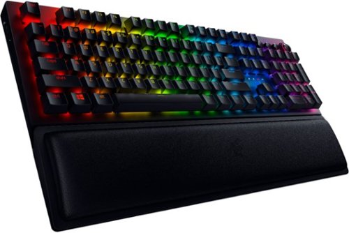 Razer BlackWidow V3 Pro Full Size Wireless Mechanical Green Switch Gaming Keyboard with Chroma RGB Backlighting - Black GLOBAL SHIPPING