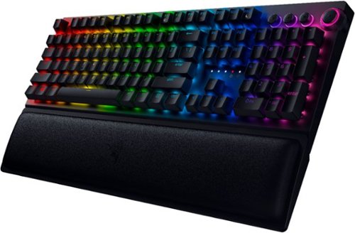 Razer BlackWidow V3 Pro Full Size Wireless Mechanical Green Switch Gaming Keyboard with Chroma RGB Backlighting - Black HOW TO BUY