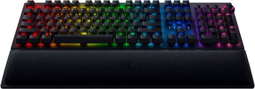 Razer BlackWidow V3 Pro Full Size Wireless Mechanical Green Switch Gaming Keyboard with Chroma RGB Backlighting - Black WHERE TO BUY