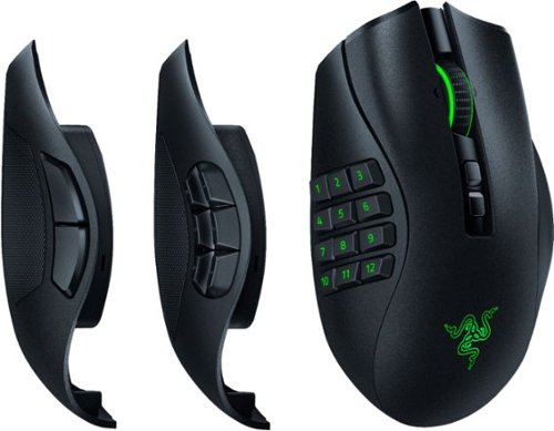 Razer Naga Pro Wireless Optical with Interchangeable Side Plates in  2, 6, 12 Button Configurations Gaming Mouse - Wireless - Black HOW TO BUY