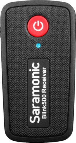 Saramonic - 2.4 GHz Camera-Mountable Wireless Mic Dual-Receiver for Cameras & Mobile w/ TRS & TRRS (Blink 500 RX)