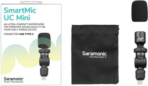 Saramonic SmartMic UC Mini Ultra-Compact Condenser Microphone with USB-C for Smartphones, Tablets & Computers WORLDWIDE DELIVERY