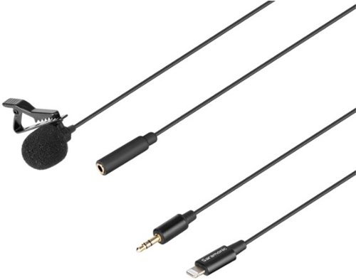 Saramonic Lavalier Microphone with Lightning for Apple iPhone, or iPad w/ a Built-in 6.6-foot (2m) Cable (LavMicro U1A) GLOBAL SHIPPING