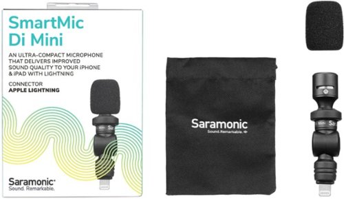 Saramonic SmartMic DI Mini Ultra-Compact Condenser Microphone with Lightning for Apple iPhones & iPads GLOBAL SHIPPING