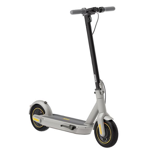 Image of Segway - Ninebot MAX G30LP Foldable Electric Scooter w/25 mi Max Operating Range & 18.5 mph Max Speed - Dark Grey